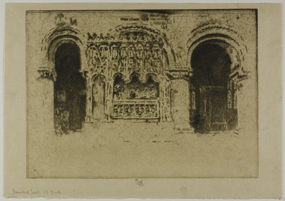 Az alapító sírja, Nagy Szent Bertalan-templom alkotó: Joseph Pennell