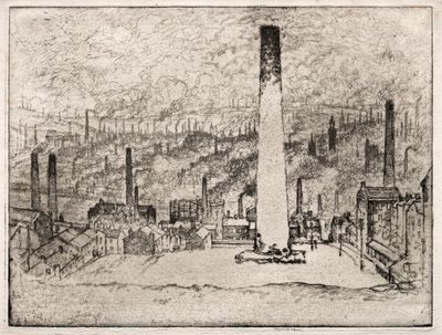A nagy kémény, Bradford alkotó: Joseph Pennell
