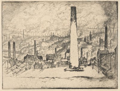 A nagy kémény, Bradford alkotó: Joseph Pennell