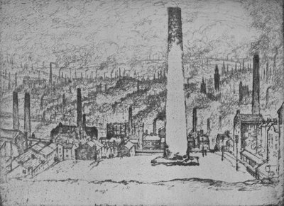 The Great Stack, Bradford, 1909 alkotó: Joseph Pennell