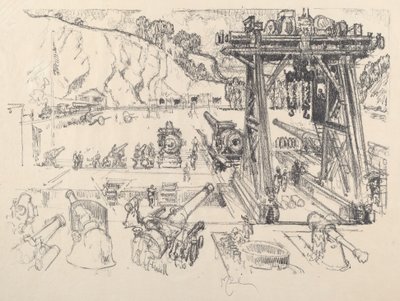 A fegyverpróbatér alkotó: Joseph Pennell