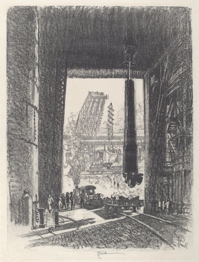 The Gun Pit, No.I alkotó: Joseph Pennell