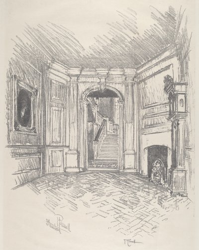 A Hall, Stenton alkotó: Joseph Pennell