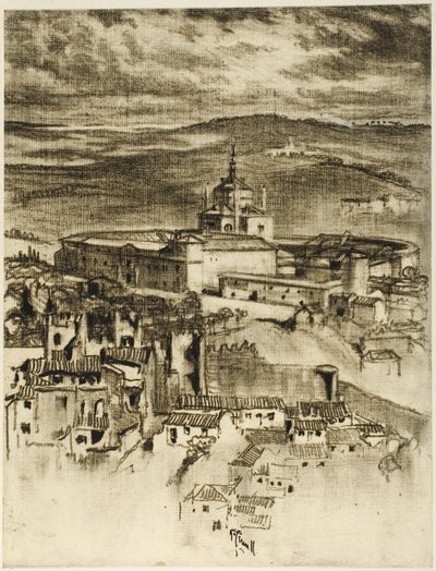 Szent János hospice, Toledo alkotó: Joseph Pennell