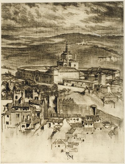 Szent János hospice, Toledo alkotó: Joseph Pennell