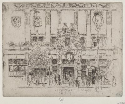 Az Intézet, Piccadilly alkotó: Joseph Pennell