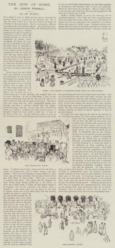 A zsidó otthon, Joseph Pennell alkotó: Joseph Pennell