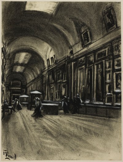 A Long Gallery, Prado alkotó: Joseph Pennell