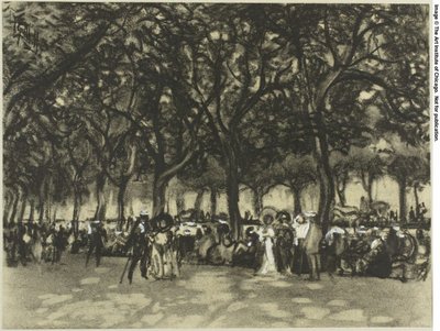 Madrid sétányai alkotó: Joseph Pennell