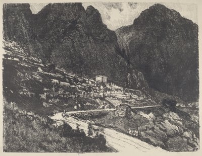 The Shining Rocks, Delphi, 1913. alkotó: Joseph Pennell