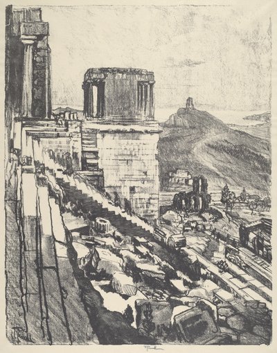 Nike temploma, Athén alkotó: Joseph Pennell