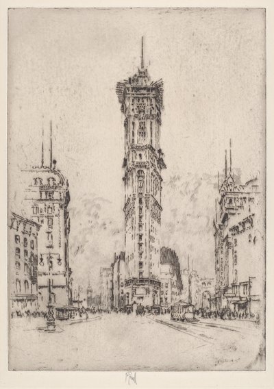 A Times épülete alkotó: Joseph Pennell