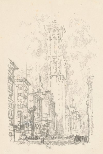 A Times épülete alkotó: Joseph Pennell
