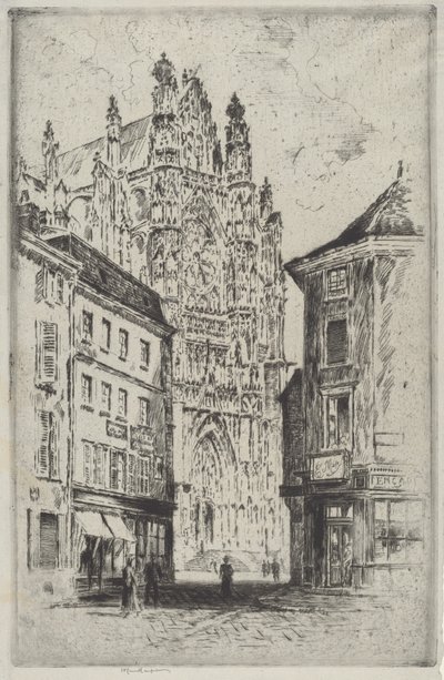 A kereszthajó, Beauvais alkotó: Joseph Pennell