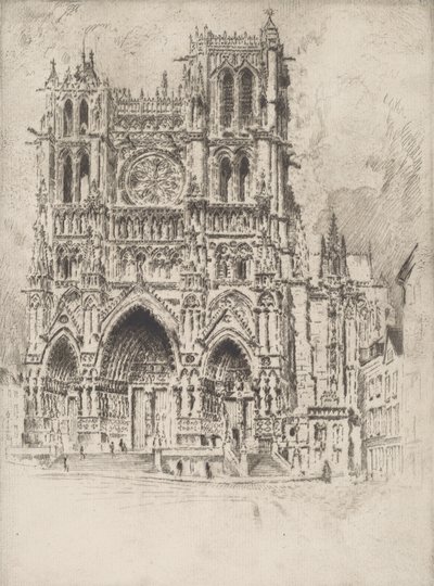 Nyugati Front, Amiens, 1907. alkotó: Joseph Pennell