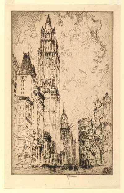 A Woolworth épület alkotó: Joseph Pennell