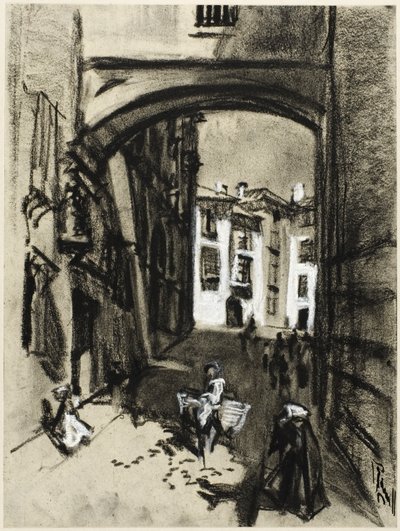 Toledo, az ív utcája alkotó: Joseph Pennell