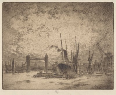Tower Bridge, este alkotó: Joseph Pennell