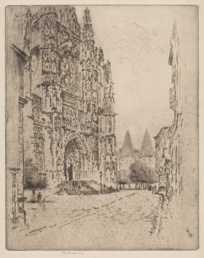 A Püspöki Palota tornyai, Beauvais alkotó: Joseph Pennell