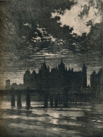 Whitehall Court, 1903. 1906-7 alkotó: Joseph Pennell