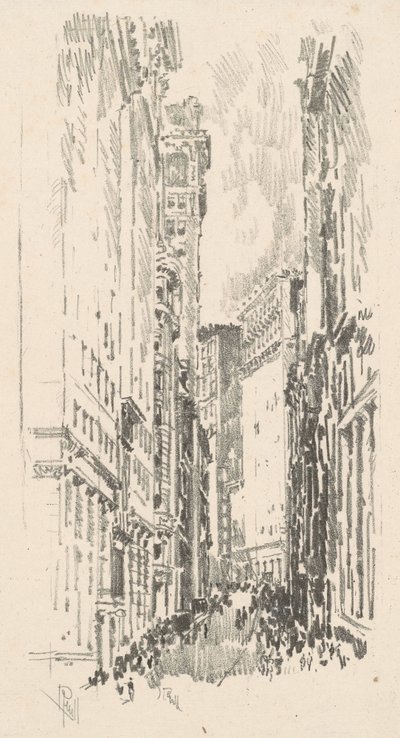 William Street, 1904. alkotó: Joseph Pennell