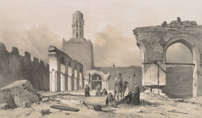 14. El Hakem mecset, Kairó, 1843. alkotó: Joseph Philibert Girault De Prangey