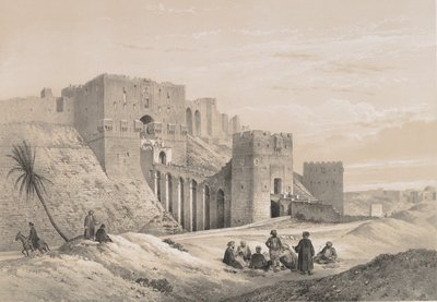 48. Aleppói vár, 1843. alkotó: Joseph Philibert Girault De Prangey