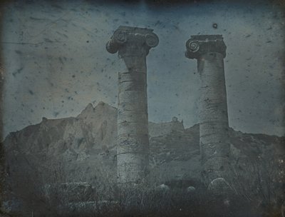 Artemisz temploma, Szardisz, 1843. alkotó: Joseph Philibert Girault De Prangey