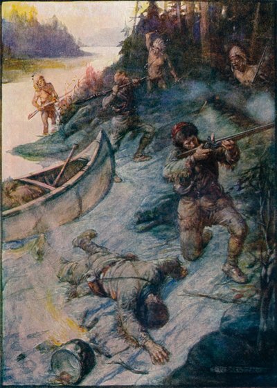 No Man Was Safe, No Life Was Safe, 1908, c1920 alkotó: Joseph Ratcliffe Skelton