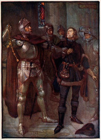 Angus grófja lehúzott egy aranyláncot Robert Cochrane nyakáról alkotó: Joseph Ratcliffe Skelton
