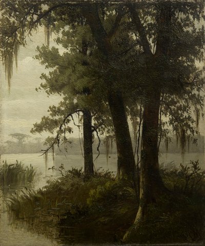 Mocsári jelenet alkotó: Joseph Rusling Meeker