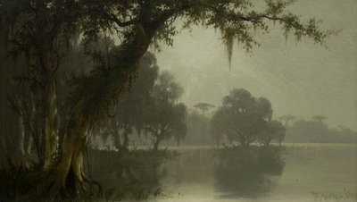 Mocsári jelenet alkotó: Joseph Rusling Meeker
