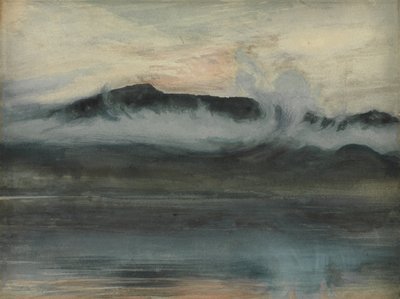 Coniston & Old Man (akvarell) alkotó: Joseph Severn