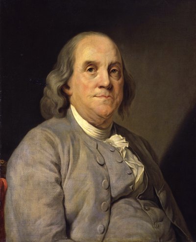 Benjamin Franklin portréja alkotó: Joseph Siffred (after) Duplessis