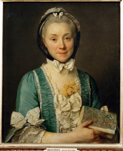 Madame Lenoir, Alexandre Lenoir, a Musee des mouments francais alapítójának édesanyja ... alkotó: Joseph Siffred Duplessis