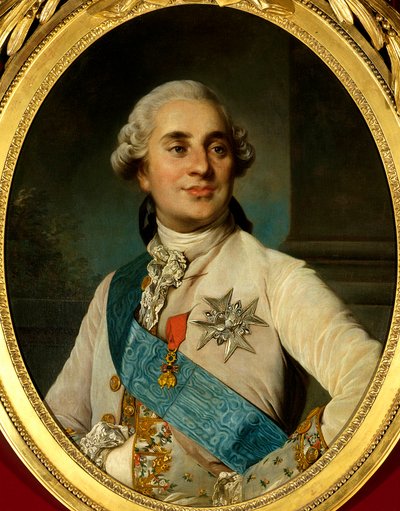 XVI. Lajos (1754-1793), francia király portréja. Joseph Siffred Duplessis (1725-1802) festménye (Joseph-Siffred, Joseph Siffrede, Joseph-Siffrede, Joseph Siffrein, Joseph-Siffrein) alkotó: Joseph Siffred Duplessis