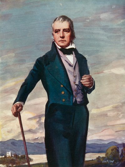 Sir Walter Scott, 1771-1832 alkotó: Joseph Simpson