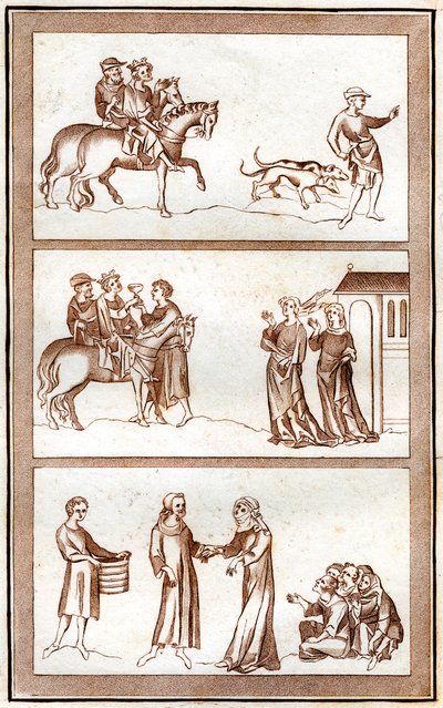 Thomas Becket élete, 1801. alkotó: Joseph Strutt
