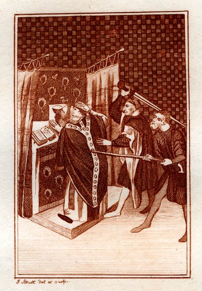 Thomas Becket élete, 1801. alkotó: Joseph Strutt