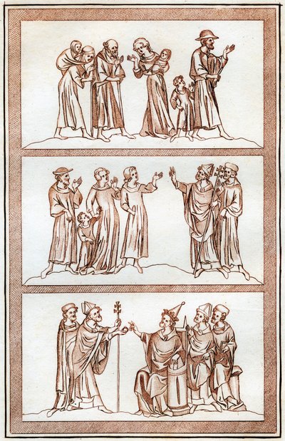 Thomas Becket élete, 1801. alkotó: Joseph Strutt