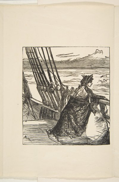 Az őrnagyok lánya hetente egyszer, 1862. június 21-én. alkotó: Joseph Swain