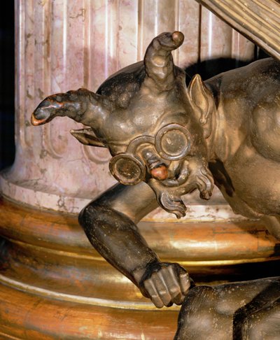 Egy szemüveget viselő ördög alkotó: Joseph Thaddaeus Stammel