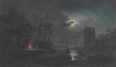 Holdfény, n.d. alkotó: Joseph Vernet.