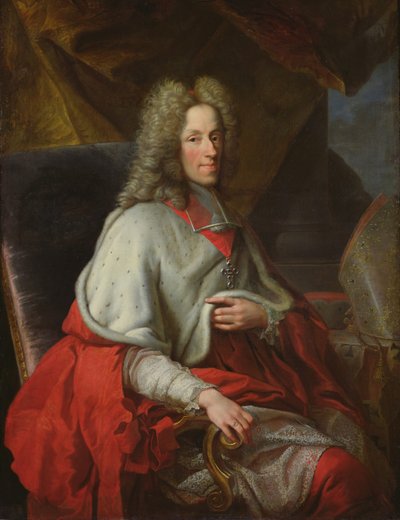 Joseph Clement de Baviere bíboros, kölni választófejedelem portréja alkotó: Joseph Vivien