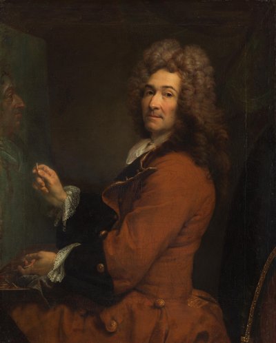 Önarckép a festőállványnál alkotó: Joseph Vivien