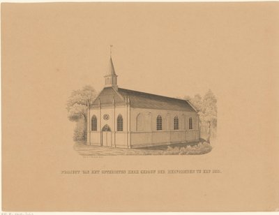 Érpi református templom Az erpi reformátusok opterigten templomépületének terve 1855 (cím a tárgyon) alkotó: Joseph Vürtheim