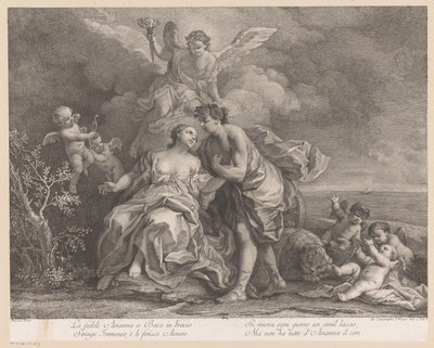 Bacchus és Ariadne Naxos szigetén alkotó: Joseph Wagner (possibly)