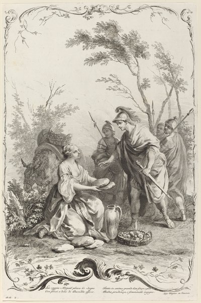 Dávid és Abigail alkotó: Joseph Wagner