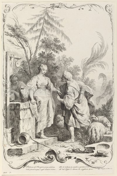 Rebecca a kútnál alkotó: Joseph Wagner