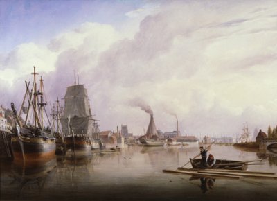 Bristol kikötője alkotó: Joseph Walter